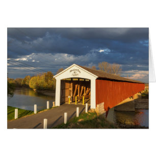 El puente cubierto de Medora construido en 1875
