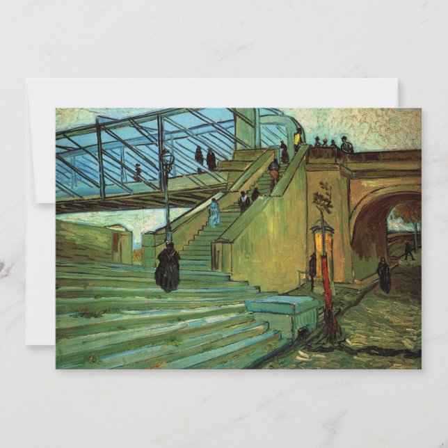 El puente de Trinquetaille por Vincent van Gogh (Anverso)
