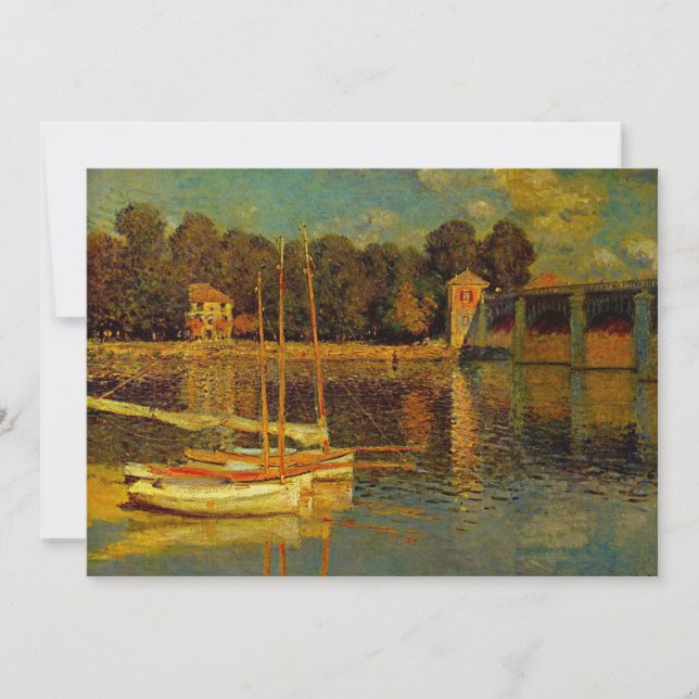 El puente en Argentina de Claude Monet (Anverso)