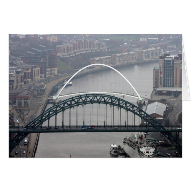 El puente Tyne y el puente Millennium (Anverso (Horizontal))