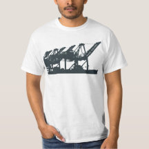 El puerto Cranes la camiseta