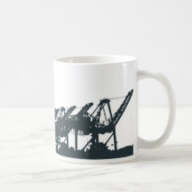 El puerto de San Pedro Cranes la taza de café