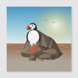 El Puffin a lo largo de la costa