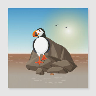 El Puffin a lo largo de la costa