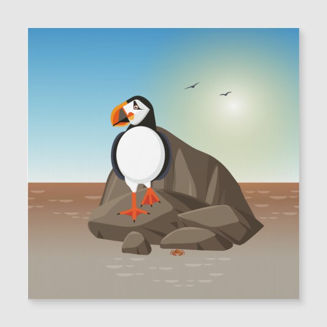 El Puffin a lo largo de la costa (Anverso)