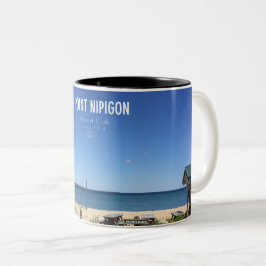 El punto en la taza del cruzado de Nipigon del
