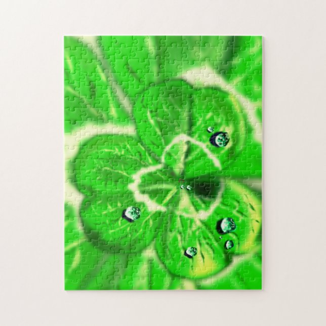 El puzzle de rompecabezas de los encantos deja una (Vertical)