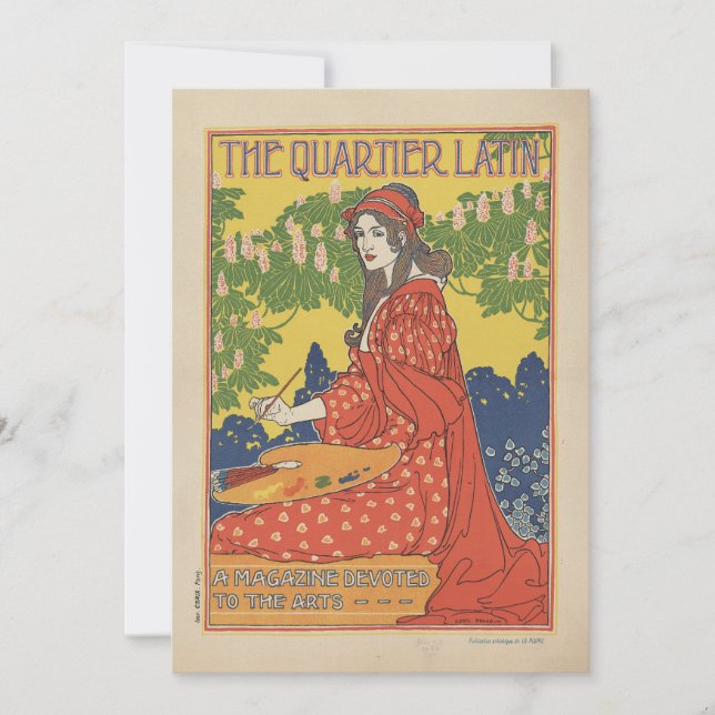 El Quartier Latin 1890 | Revista Vintage (Anverso)