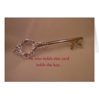 Él que sostiene esta tarjeta, sostiene el