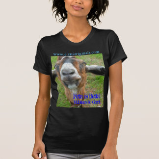 ¡El queso Feta es Betta! , Nubians va la CAMISETA
