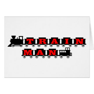 El railroading modelo del hombre del tren