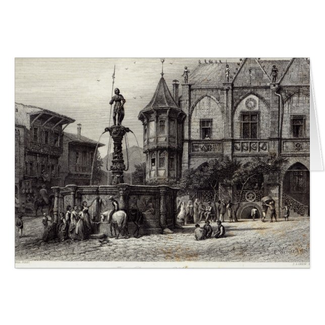 El Rathhaus, Hildesheim (Anverso (Horizontal))