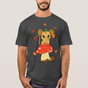 El Ratón Se Sale En La Camiseta De Mushroom En Oto