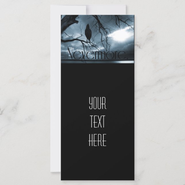 El Raven - Nevermore Sunbeams & Tree Blue (Anverso)