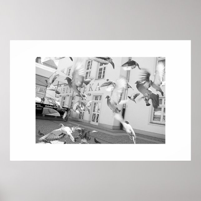 El rebaño - Impresión enmarcada (Frente)