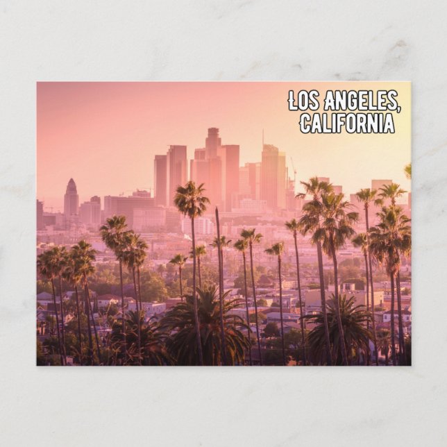 El recuerdo de la tarjeta postal Los angeles calif (Anverso)