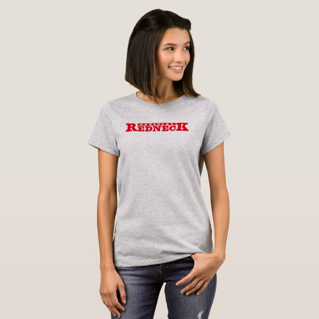 El Redneck oficial. Graciosa camiseta Tee. (Anverso completo)