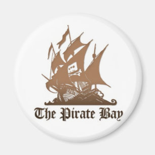 El refrigerador del imán de la bahía del pirata