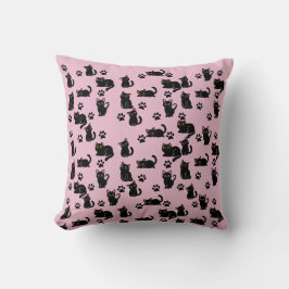 El regalo de almohada de gato negro más lindo para