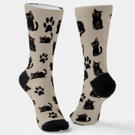 El regalo de calcetines de gato negro más lindo pa