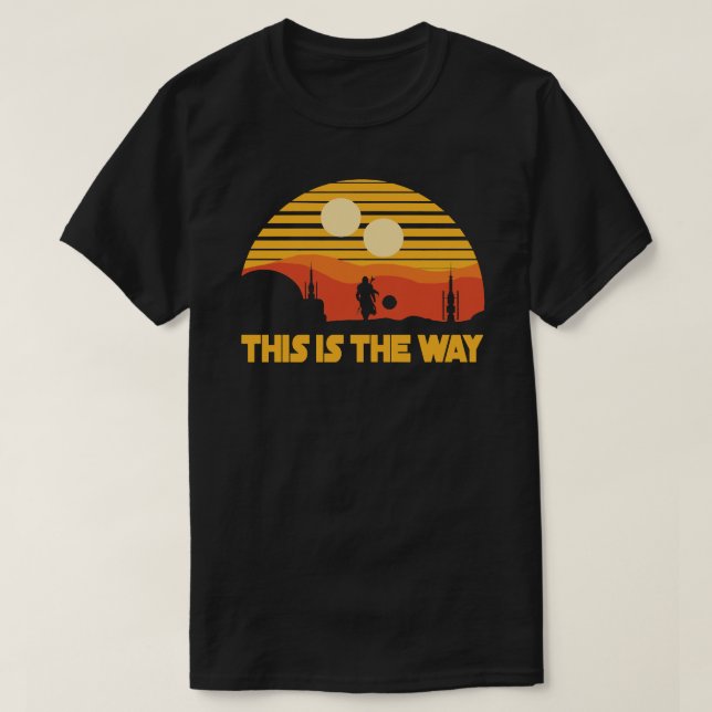 el regalo de la camiseta clásica de tatooine clone (Diseño del anverso)