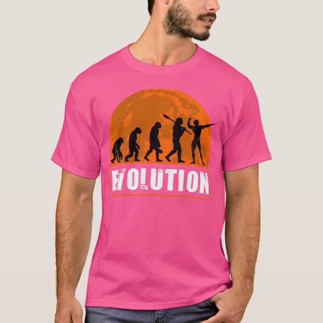 El regalo de la evolución humana de la camiseta de (Anverso)