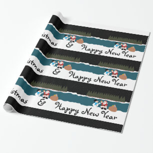 El regalo de Santa María al papel de envolver a Sn