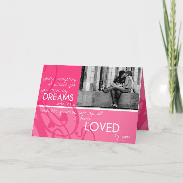 El regalo más grande | Tarjeta de El día de San Va (Anverso)