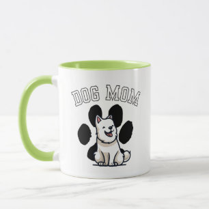 ¡El regalo perfecto para mamá perruna! Taza combin