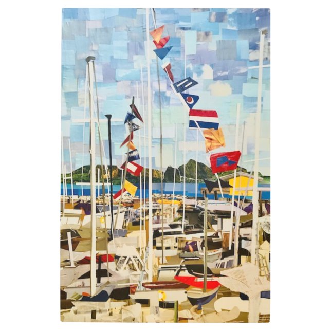 "El Regatta" Coloca arte en Bay (Anverso)