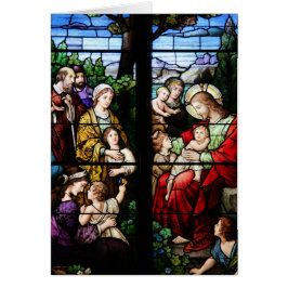 El Reino pertenece a esta tarjeta de vidrio mancha