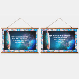 El Reino viene la madera con tapiz de pared