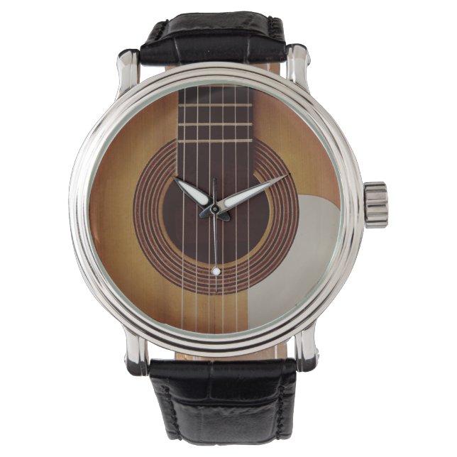 El reloj acústico de la guitarra (Anverso)