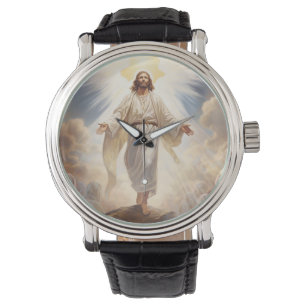 El reloj de cuero clásico de los hombres