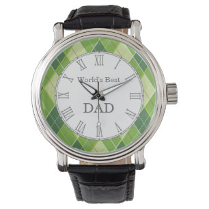 El reloj de estilo de golf Best Dad del mundo