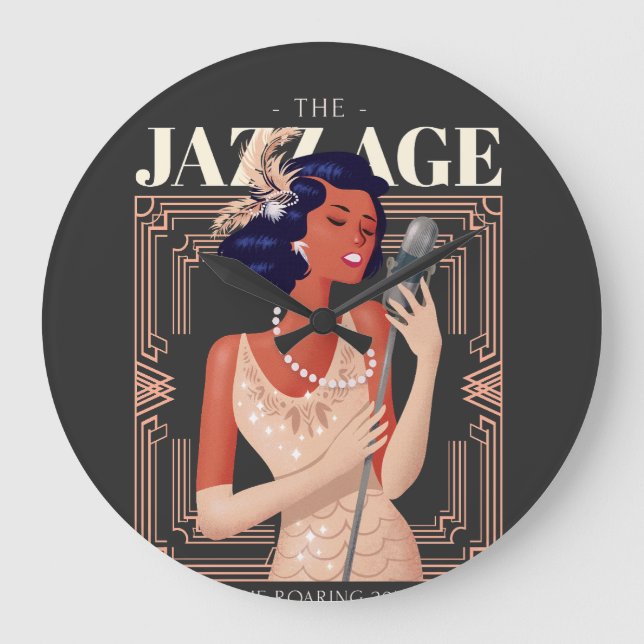 El reloj de la era del jazz (Anverso)