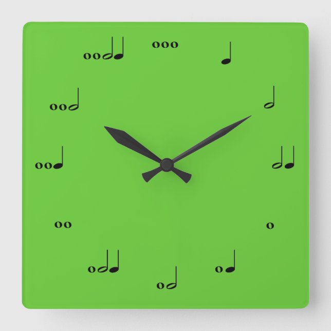 El Reloj de notas de música original (Anverso)