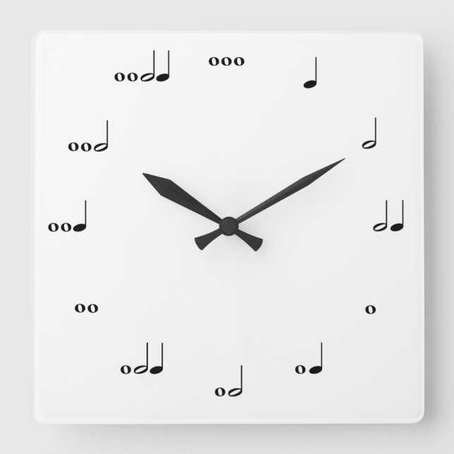 El Reloj de notas de música original (Anverso)