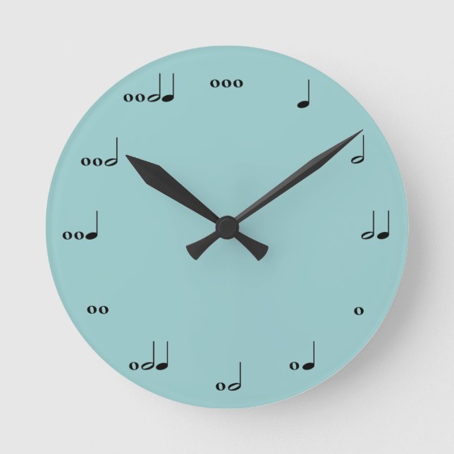 El Reloj de notas de música original (Anverso)