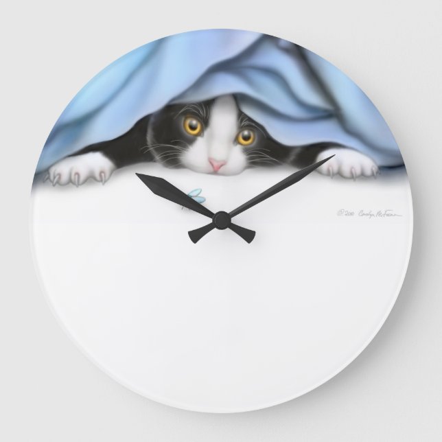 El reloj de pared de caza de toros Kitty (Anverso)