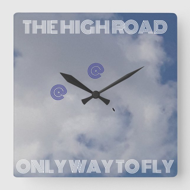 El reloj de pared de la carretera alta (Anverso)