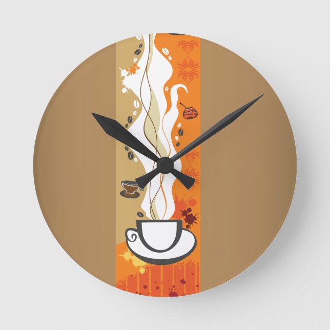 El reloj de pared de la Copa del Café (Anverso)