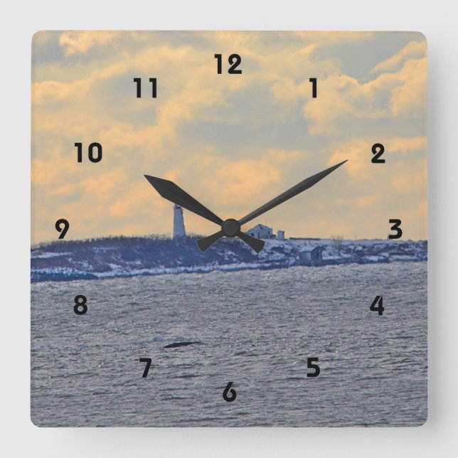 El reloj de pared de la isla de Faulkner (Anverso)