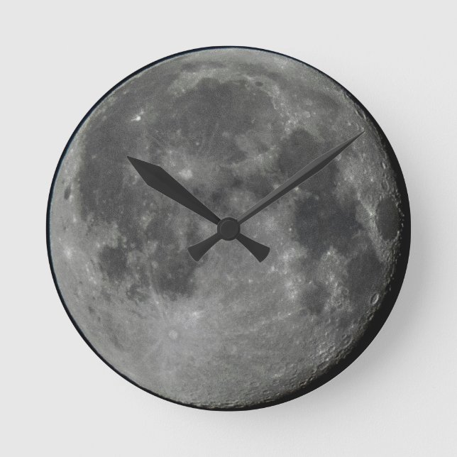 El reloj de pared de la luna (Anverso)