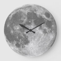 El reloj de pared de la luna