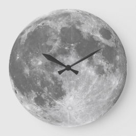 El reloj de pared de la luna