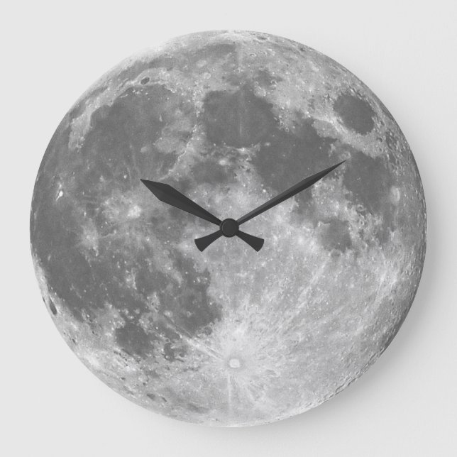 El reloj de pared de la luna (Anverso)