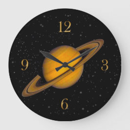 El reloj de pared de los amantes de la astronomía 