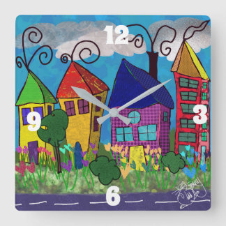 El reloj de pared del pueblo