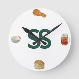 El reloj de pared del sur.